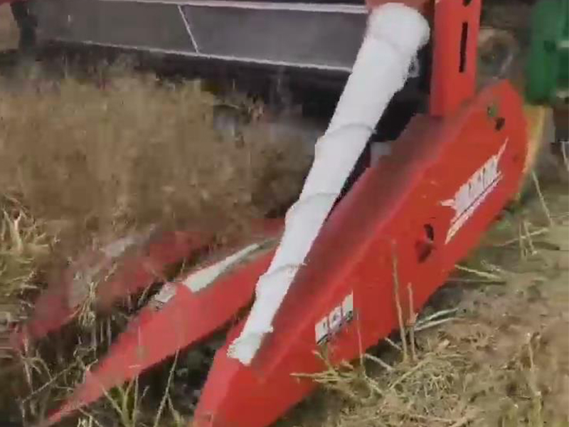 喜盈盈多功能杂粮割台收割效果视频